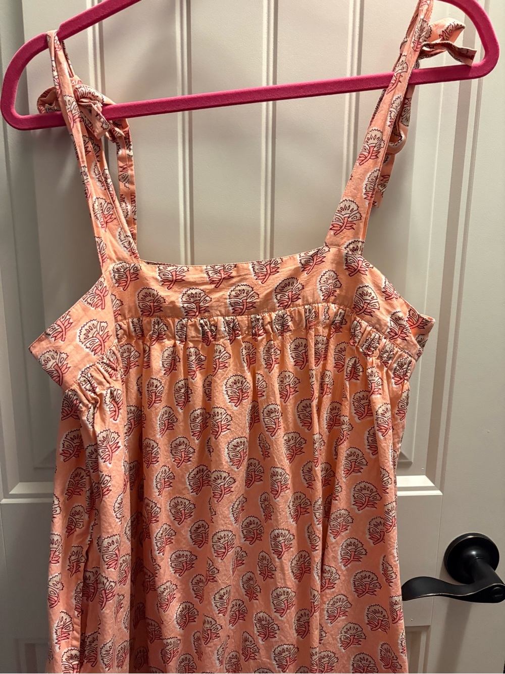 Sunshine Tienda Block Print Floral Dress Medium